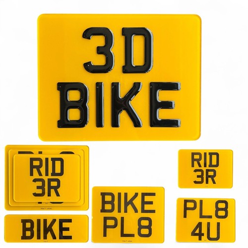 Plate number motorbike - plate,