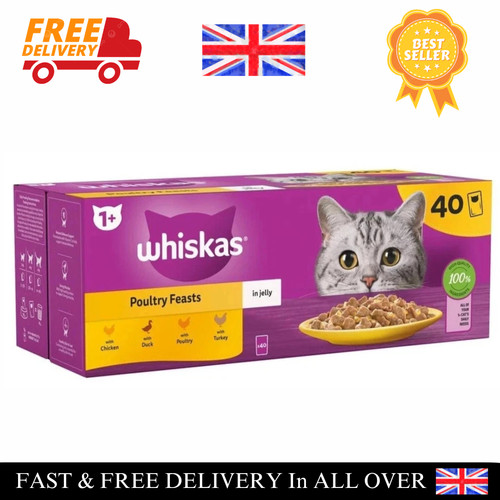 85g whiskas poultry - 40, 1+