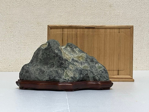 Japanese suiseki bonseki plum - suiseki,
