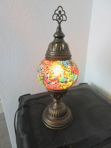 Moroccan mosaic coloured table - coloured,