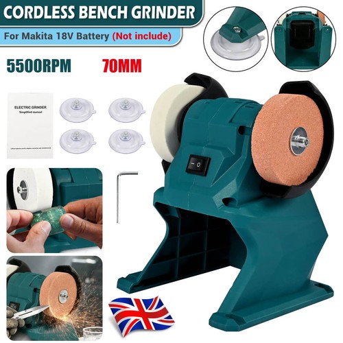 Cordless bench grinder - grinder, for