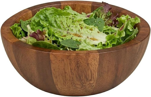 Lacquered acacia large - large, salad