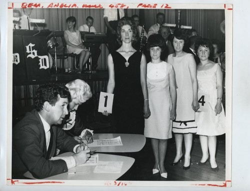 Beauty contest judges table - contest,