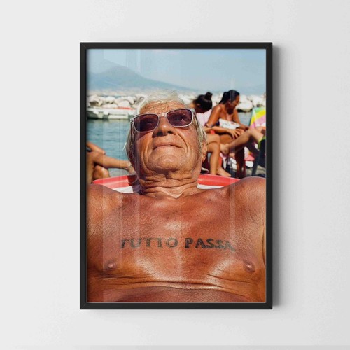 Tutto passa beach - beach, print