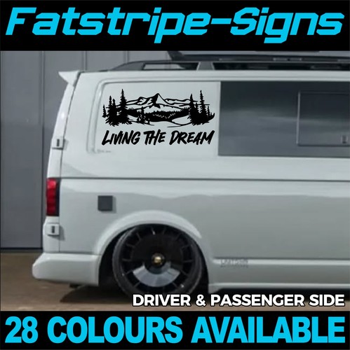 Living the dream vinyl decals - the,