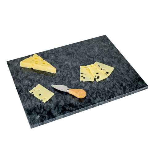 Black marble chopping board - black,