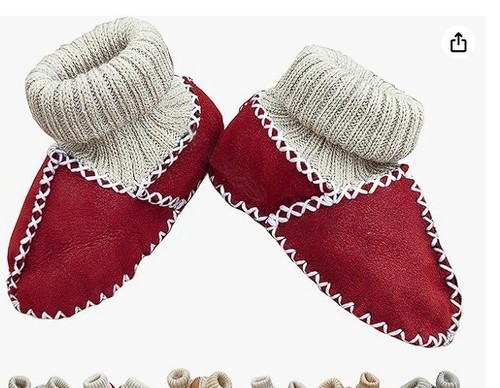 Lambskin baby shoes soft sole - lambskin,
