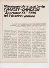 advertising Advertising-MOTORCYCLE HARLEY DAVIDSON SPORTSTER XL 1000 '74 MAXIMOTO ERA