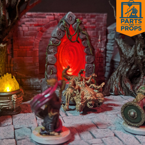 Glowing summoning portal - glowing,
