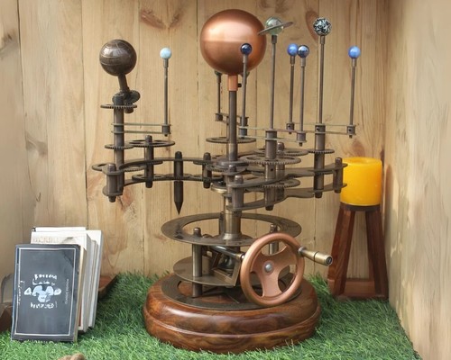 Antique brass orrery - antique,