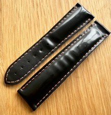 A GENUINE OMEGA  WATCH STRAP,  NO. 98000198, 22MM TO 18MM