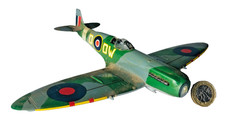 Aircraft Model Plane Incomplete Spitfire Vintage ncb