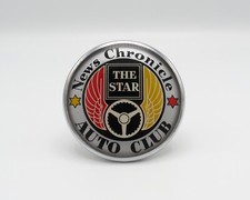 Scarce Desmo ‘News Chronicle & The Star Auto Club’ Car Badge. c.1950s