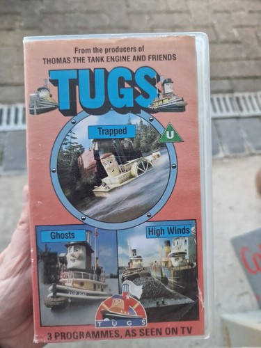 1989 tugs vhs trapped ghosts - vhs,, trapped,
