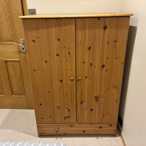 Solid pine wardrobe tallboy - solid, wardrobe/tallboy