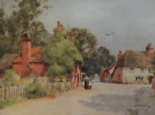 Antique Print 1909 Wilfrid