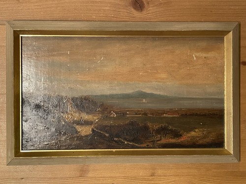 Vintage antique framed oil - vintage,