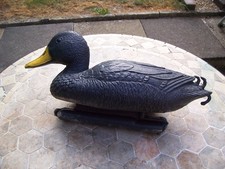 Vintage Plastic Floating Decoy Duck - Pond Life - Display - Garden - Prop.