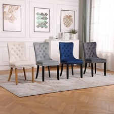 Neo Chair Knocker Dining Tufted Studded Velvet Table Pull Ring Dressing Room