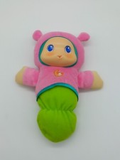 Hasbro Playskool 2011 Lullaby Gloworm GLOW WORM Pink Lights Up and Plays Music