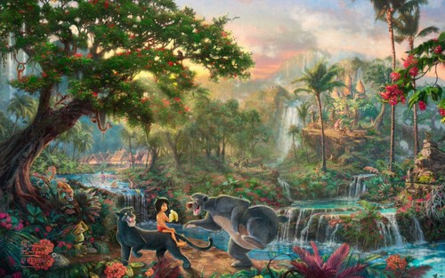 Disney jungle book - jungle, cartoon