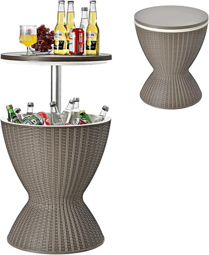 Outdoor ice cooler side - outdoor, table