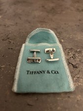 Tiffany & Co. “1837” Cufflinks 925 Silver Vintage 1997