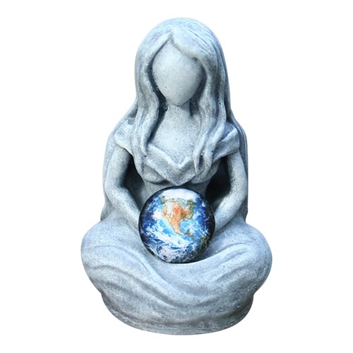 Earth goddess gaia statue - earth,