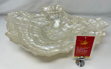 Oyster Shell Iridescent Glass Bowl Large     AC2