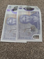 AA15 20£ NOTES X2
