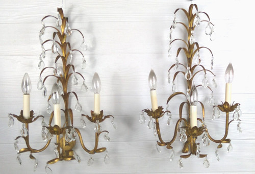 Pair vintage rococo - of,