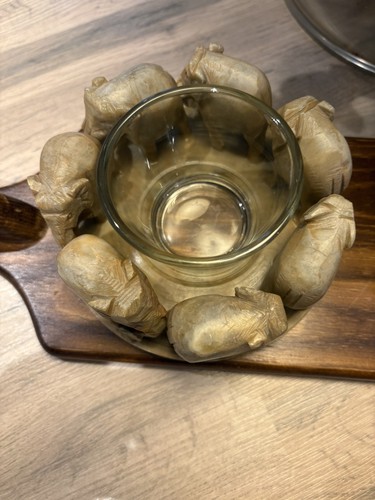 Soapstone candle holder stand - candle, holder,