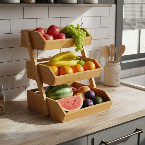 Woodside tier bamboo kitchen - woodside, 3-tier