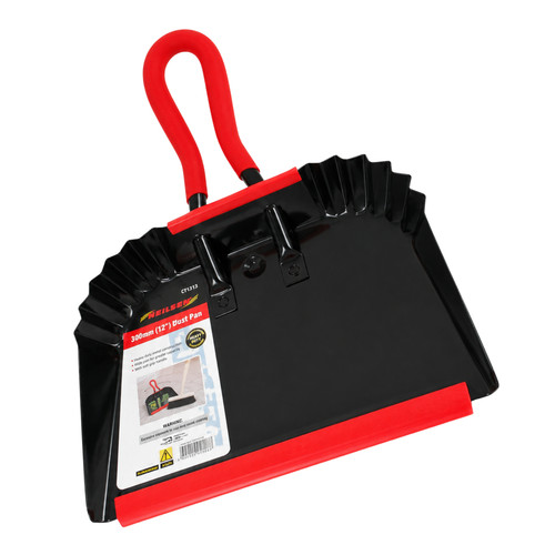 Heavy duty metal dustpan - 12",