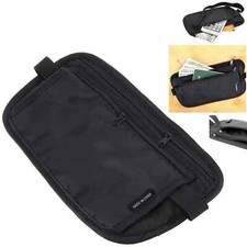 Discreet Money Travel Waist Belt Zipped Passport Wallet Security Pouch Bum Bags