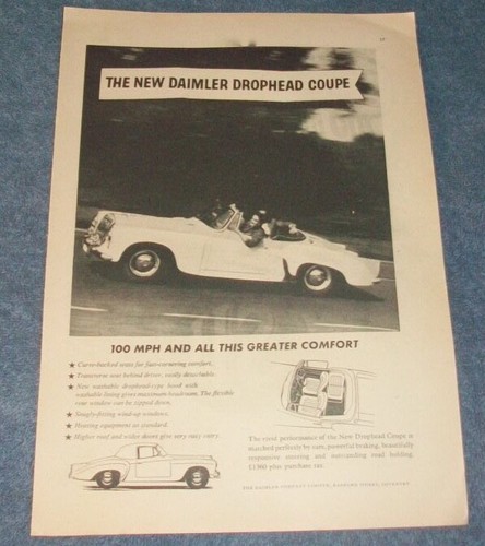 1955 daimler drophead coupe - drophead,