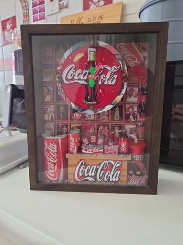 Vintage coca cola shadowbox - vintage,
