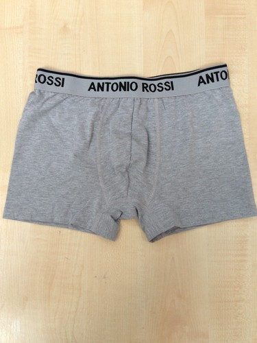 Anthonio rossi grey boxers - m,