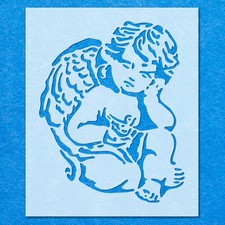 Baby Chil Angel Cherub Stencil: Mylar Airbrush Wall Art Painting Crafts , DIY