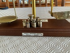 Vintage Postal Beam Scale & Weights - Arnold Precision Scales