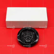 86mm Gloss Black Badge Front