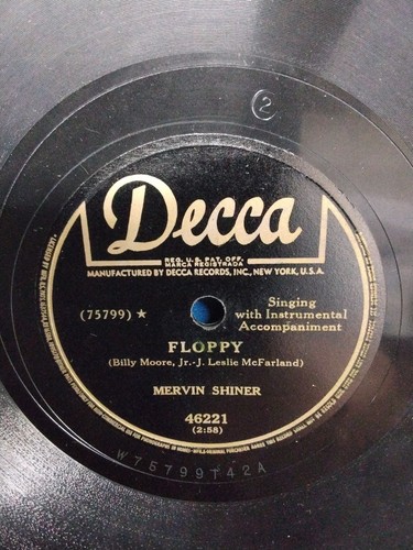 Mervin shiner rpm decca - mervin, 78