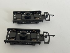Pair Of Lima BR1 Bogie Frames For BR Mk1 Coaches, Low Profile Wheels & Couplings