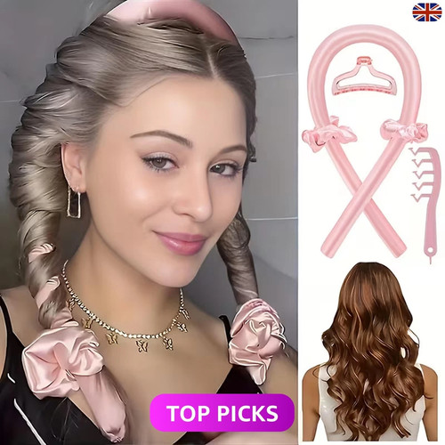 5pcs heatless hair curler - 5pcs,
