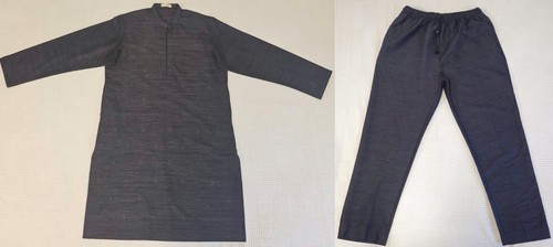 Junaid jamshed black kurta - junaid,