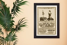 Framed For the Benefit of Mr Kite Circus Poster Print Beatles Poster Print