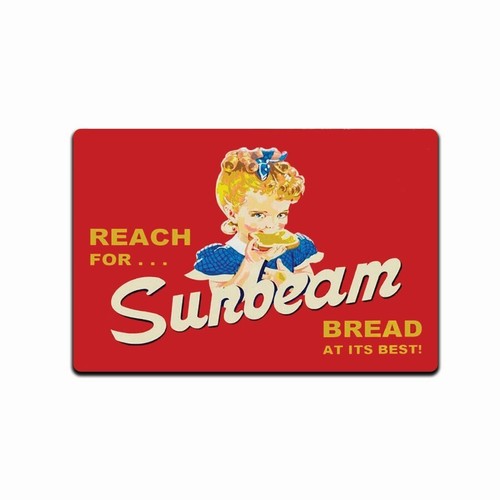 Tin sign sunbeam - tin, bread
