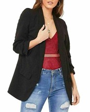 Women Ladies frill ruffle 3/4