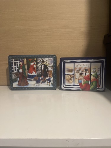 Vintage christmas biscuit - biscuit, tins