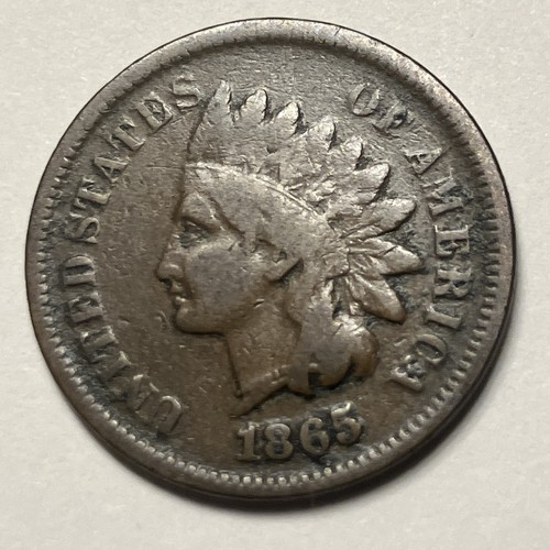 1865 indian head cent nice - indian,